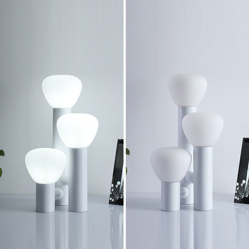 Geometry Table Lamps Modern Style Metal 3-Light Table Lights for Bedroom