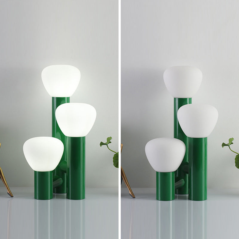 Geometry Table Lamps Modern Style Metal 3-Light Table Lights for Bedroom