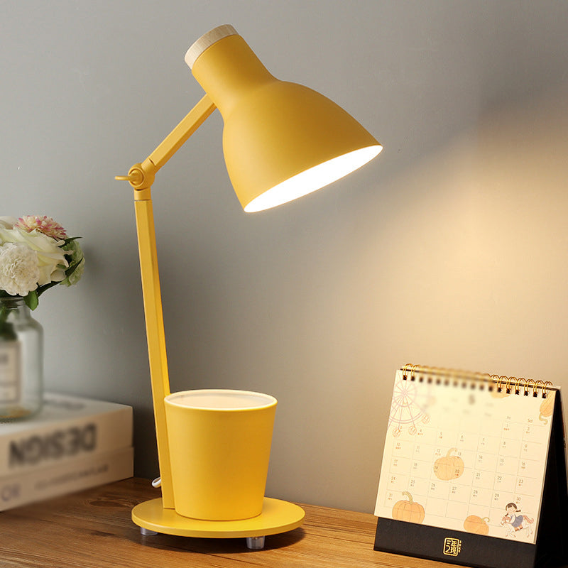 Modern Style Bell Shape Table Lamp Metal Single Light Table Light