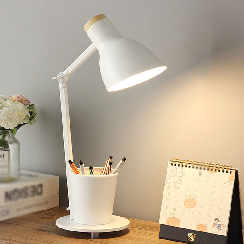 Modern Style Bell Shape Table Lamp Metal Single Light Table Light