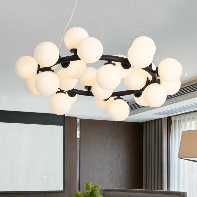 Modern Multi Light Chandelier Glass Pendant Lighting Fixtures for Dining Room