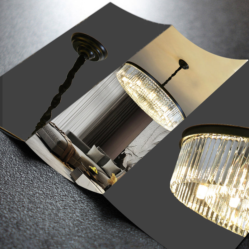 Luz de lámpara de lámpara de estilo moderno CRISTAL Multi Head Light para sala de estar