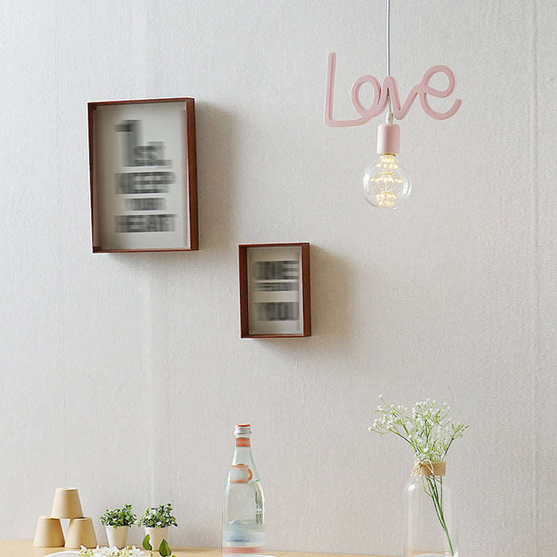 Luminaire de pendentif en métal nordique 1 mini-lumière de plafond suspendu pour porche