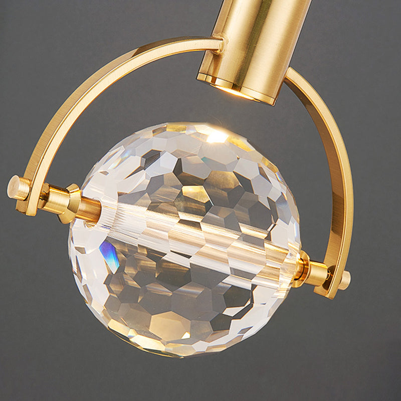 Geometry Hanging Lights Modern Style Crystal Hanging Light Fixtures
