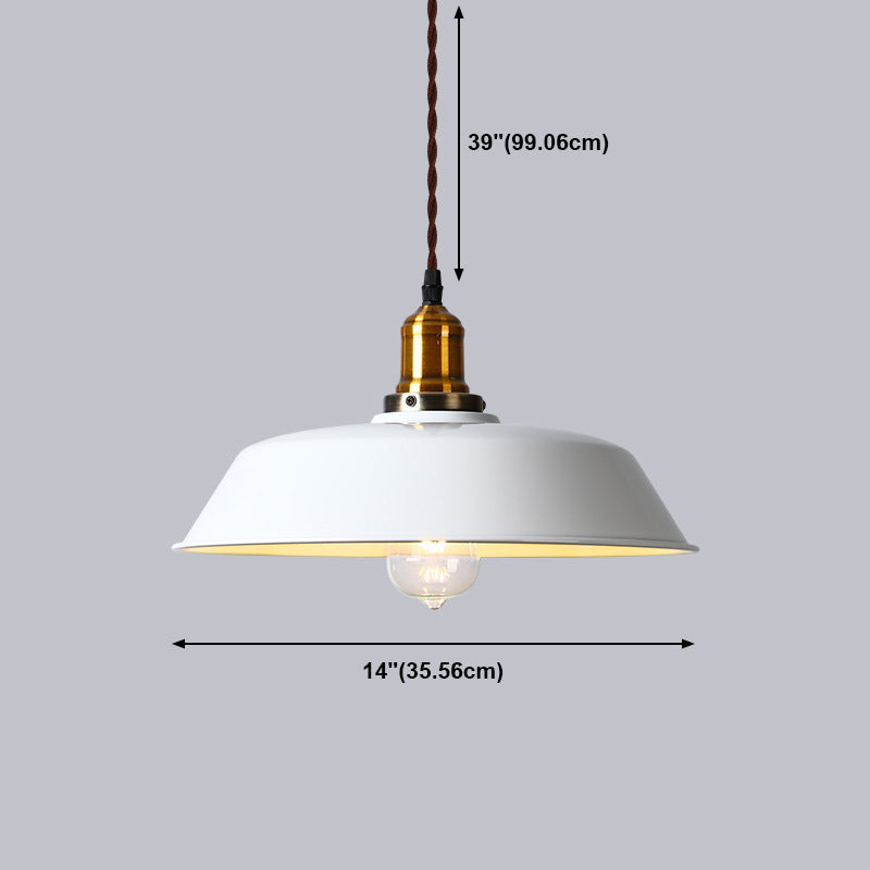 Metal Suspension Pendant Light Industrial Pendant Lighting Fixture