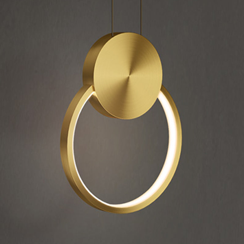 Geometric Ceiling Pendant Light Metal Modern LED Pendant Lighting