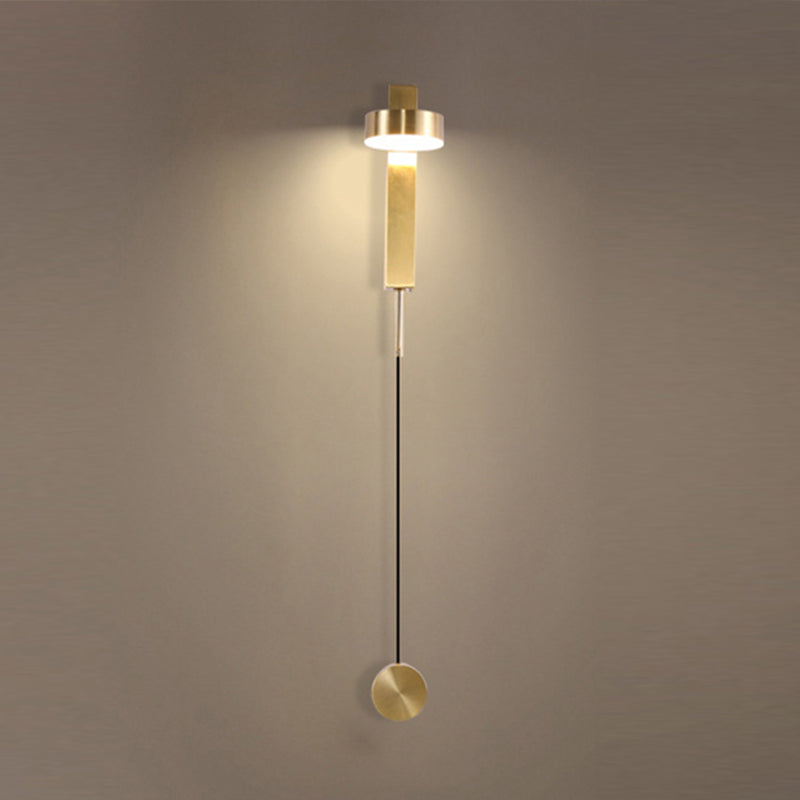 Runde Form Metall Wandleuchter moderner Stil mit einer Lichtwandhalterung Beleuchtung