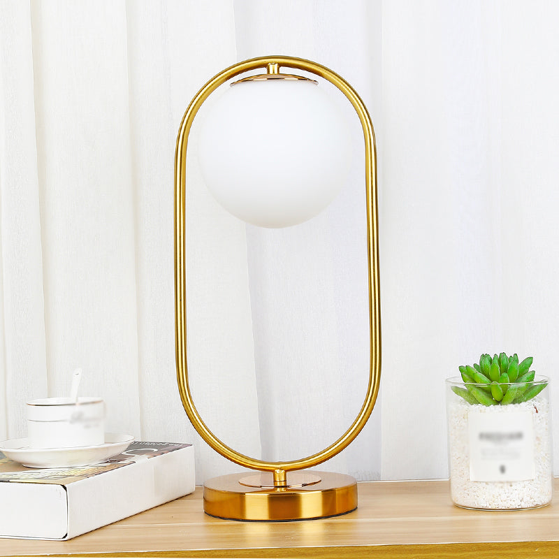 Glasball Schatten Schreibtisch Lampe Haushaltsschreibtisch Beleuchtung für Wohnzimmer