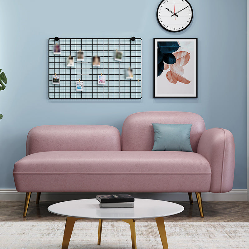 Hair Pin Legs Tight Back Square Arm Transitional Modern Loveseat for Apartment