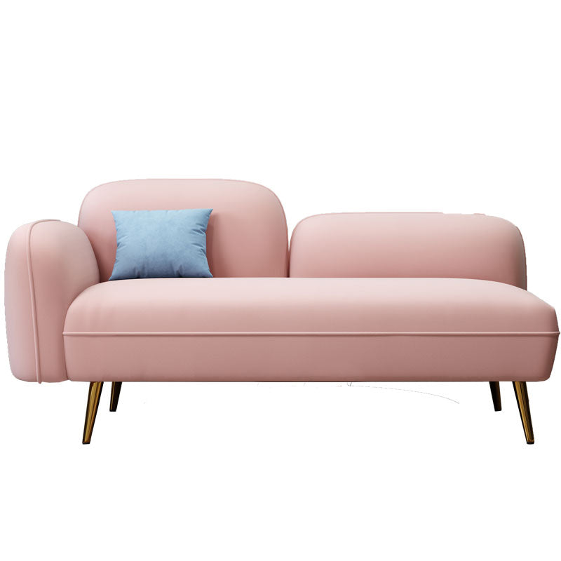 Hair Pin Legs Tight Back Square Arm Transitional Modern Loveseat for Apartment