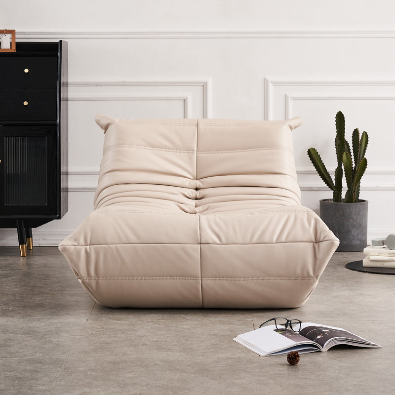 Ultra-Modern Sofa 27.6"High Tuxedo Arm Tight Back Single Cushion Seat Sofa