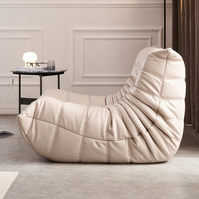 Ultra-Modern Sofa 27.6"High Tuxedo Arm Tight Back Single Cushion Seat Sofa