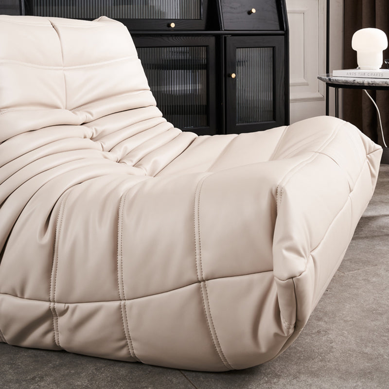 Ultra-Modern Sofa 27.6"High Tuxedo Arm Tight Back Single Cushion Seat Sofa