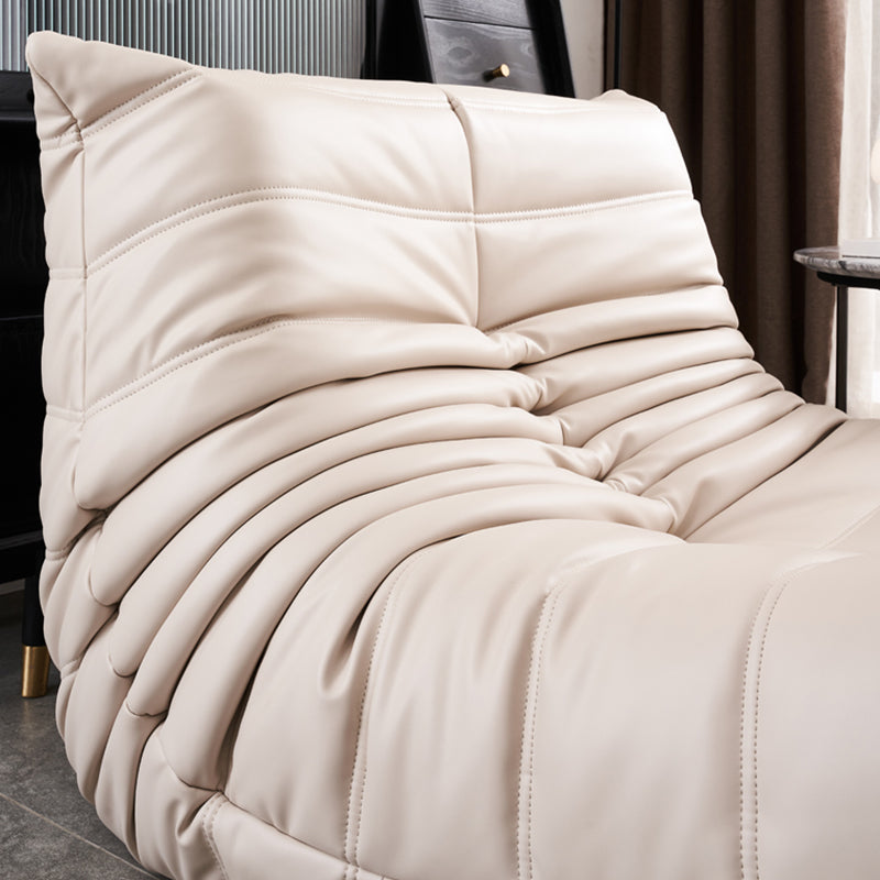 Ultra-Modern Sofa 27.6"High Tuxedo Arm Tight Back Single Cushion Seat Sofa
