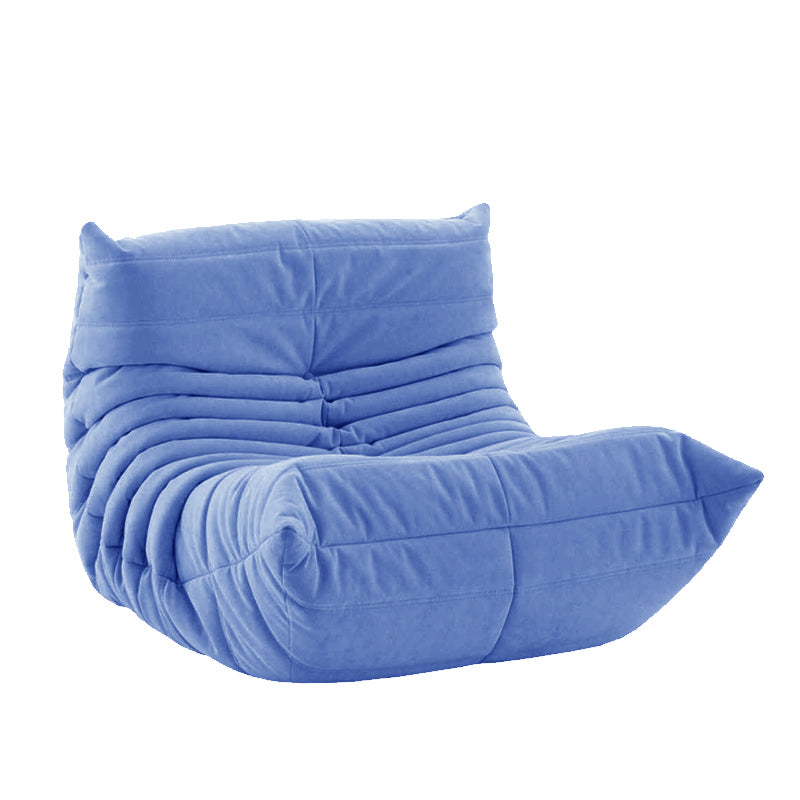Ultra-Modern Single Seat Biscuit Back Sofa 35.43"D x 39.37"W x 27.6"H Armless Sofa