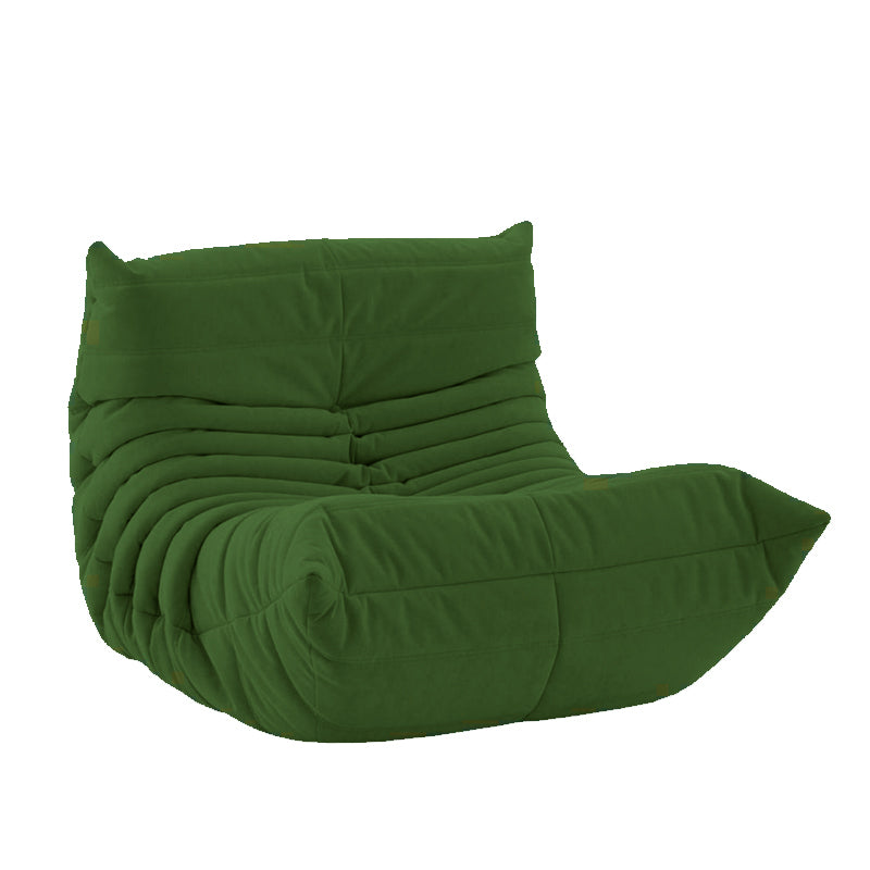 Ultra-Modern Single Seat Biscuit Back Sofa 35.43"D x 39.37"W x 27.6"H Armless Sofa