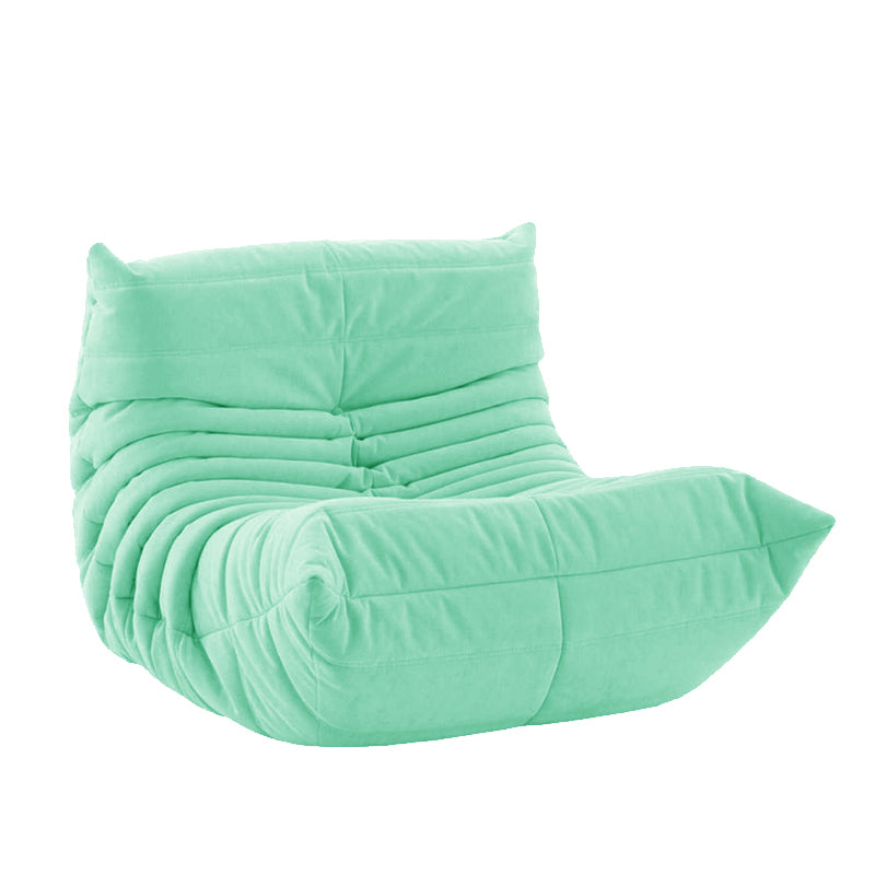 Ultra-Modern Single Seat Biscuit Back Sofa 35.43"D x 39.37"W x 27.6"H Armless Sofa