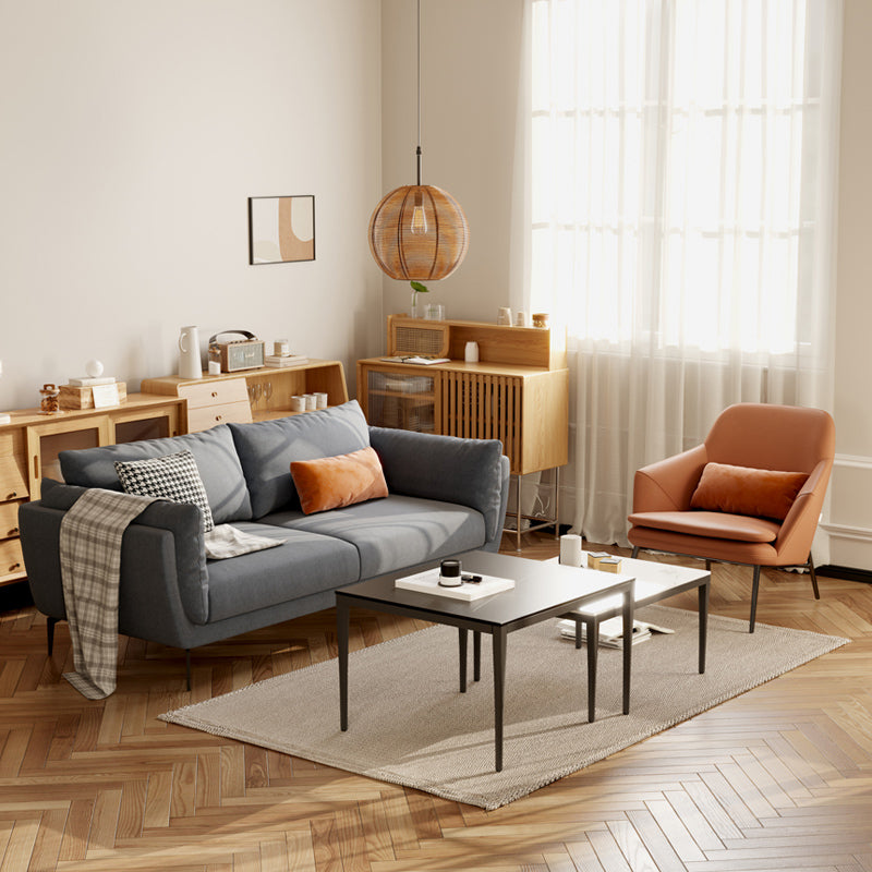 Samtkissen Top Arm -Sofa mit losen Rücken für Wohnzimmer und Wohnung
