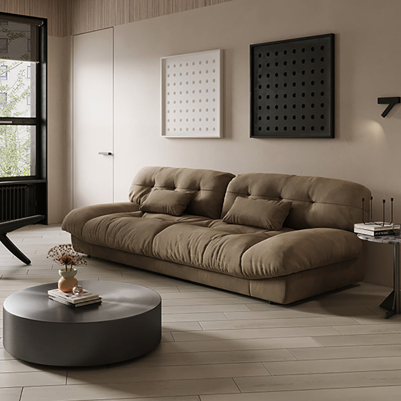 29.53" H Scandinavian Armless Sofa with Tufted Back Sofa for Living Room
