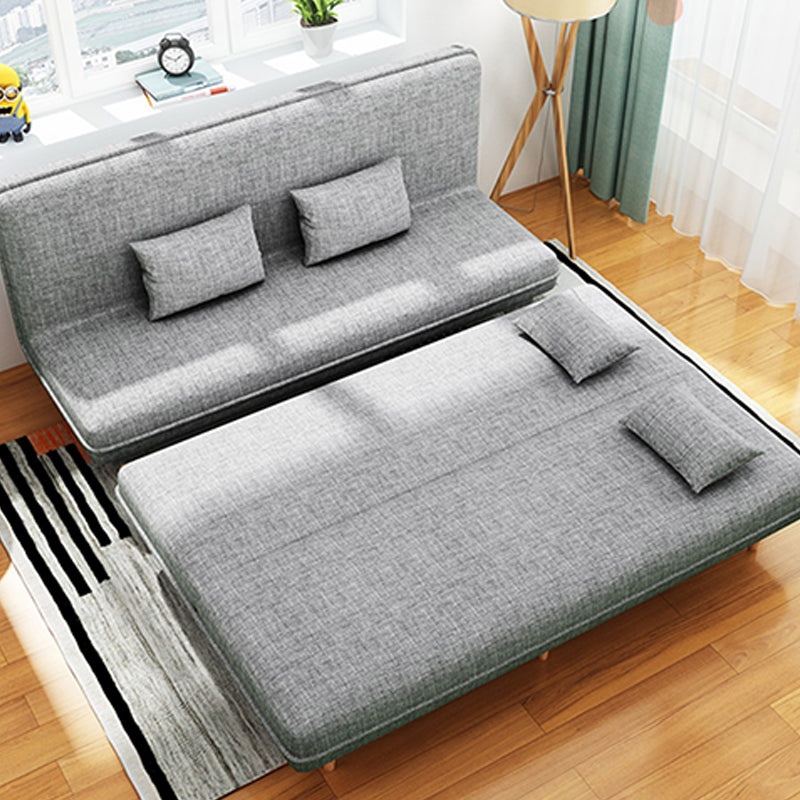 Contemporary Tight Back Convertible Sleeper Sofa for Bonus Room