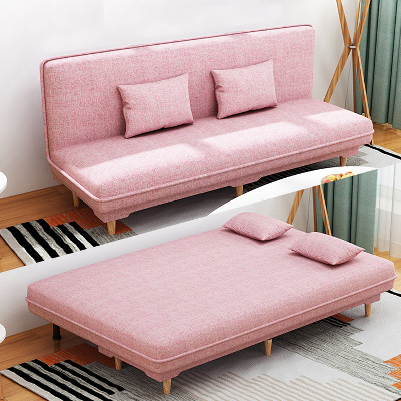 Contemporary Tight Back Convertible Sleeper Sofa for Bonus Room