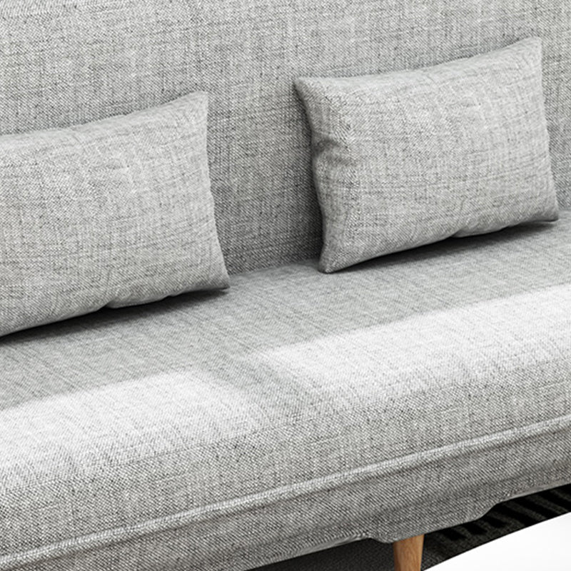 Contemporary Tight Back Convertible Sleeper Sofa for Bonus Room