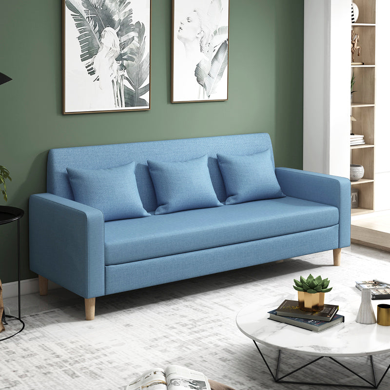 28,35 "H Leinenquadratarm modernes Sofa mit enges, rutschloser Sofa