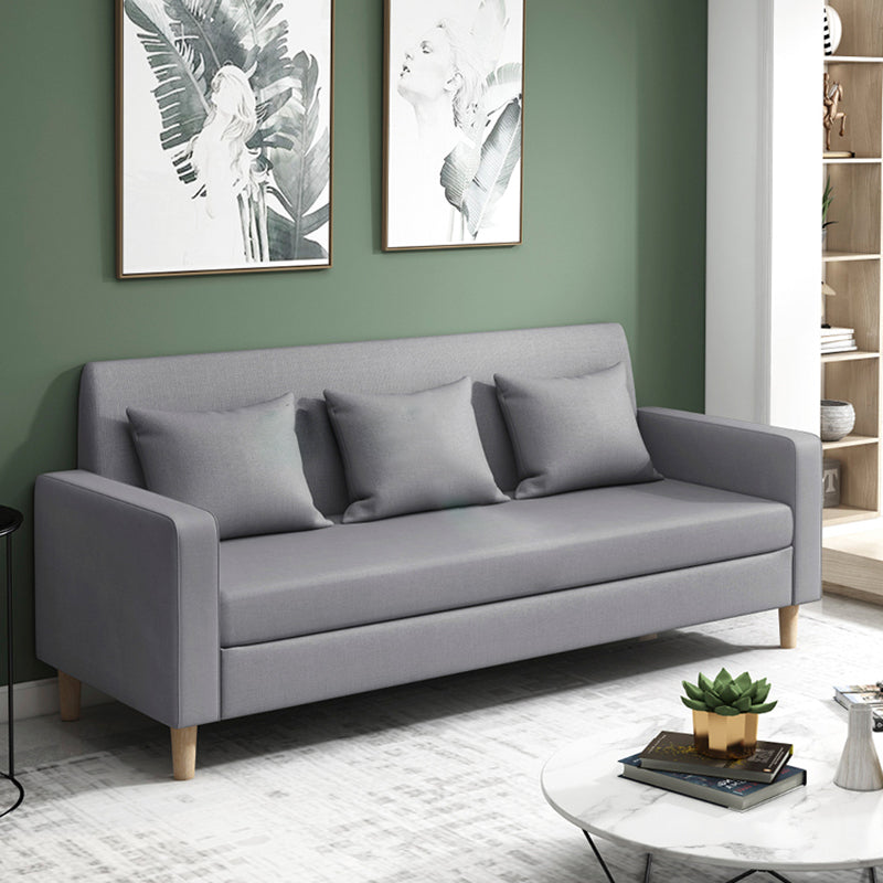 28,35 "H Leinenquadratarm modernes Sofa mit enges, rutschloser Sofa