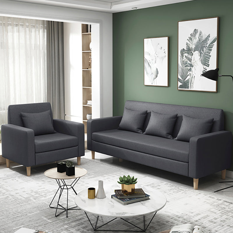 28,35 "H Leinenquadratarm modernes Sofa mit enges, rutschloser Sofa