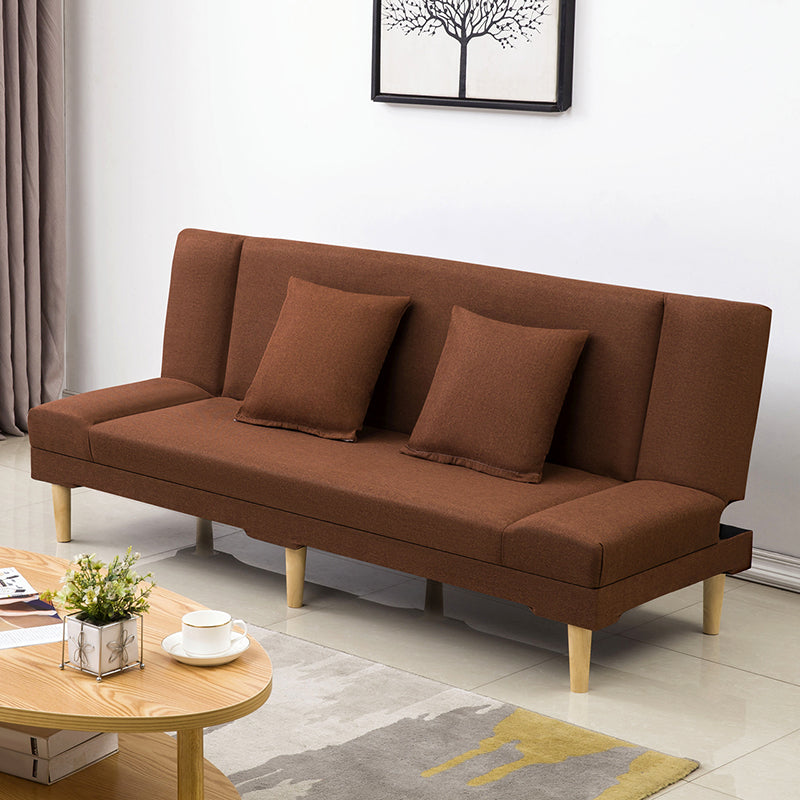 29.53" H Armless Modern Convertible Sofa with Tight Back Sofa for Living Room, Apartment