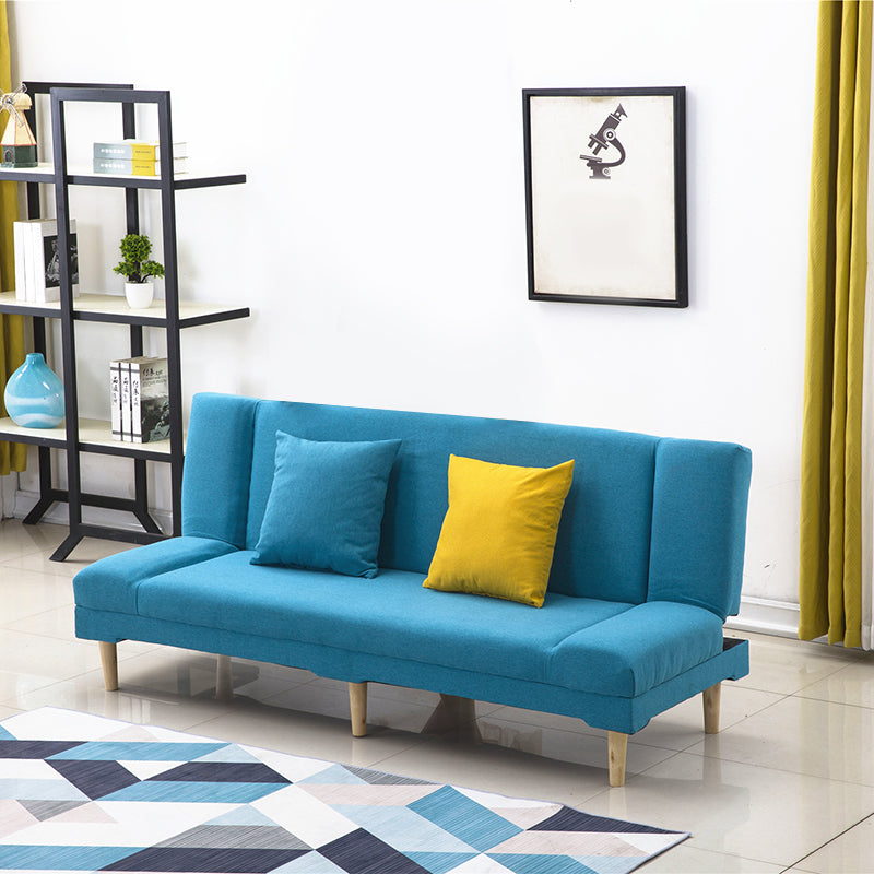 29.53" H Armless Modern Convertible Sofa with Tight Back Sofa for Living Room, Apartment