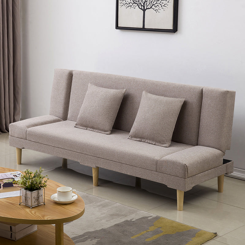 29.53" H Armless Modern Convertible Sofa with Tight Back Sofa for Living Room, Apartment