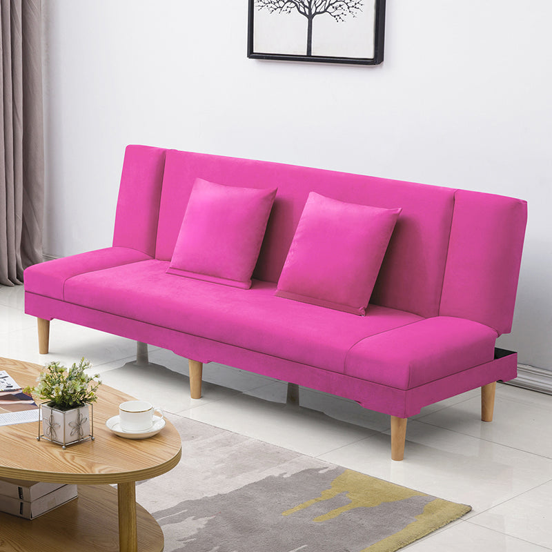 29.53" H Armless Modern Convertible Sofa with Tight Back Sofa for Living Room, Apartment