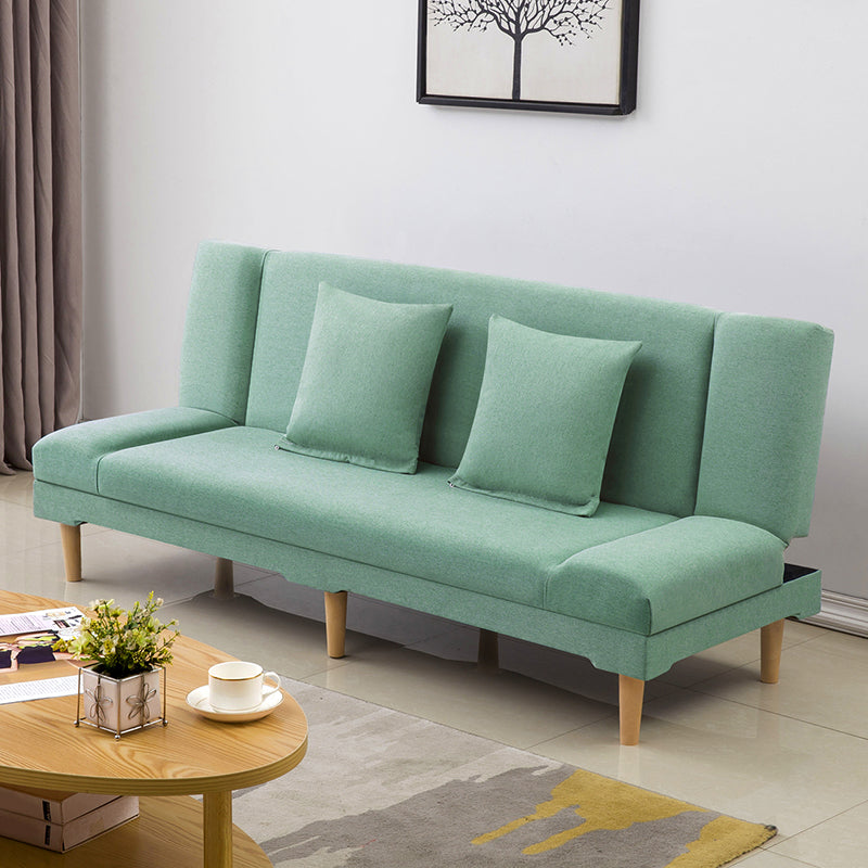 29.53" H Armless Modern Convertible Sofa with Tight Back Sofa for Living Room, Apartment