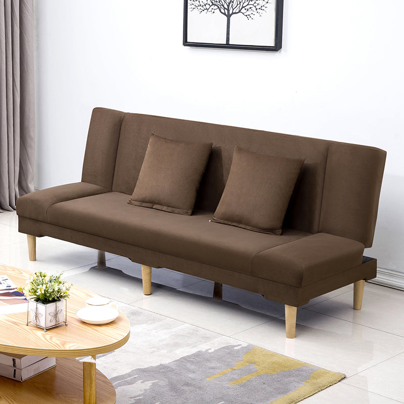 29.53" H Armless Modern Convertible Sofa with Tight Back Sofa for Living Room, Apartment