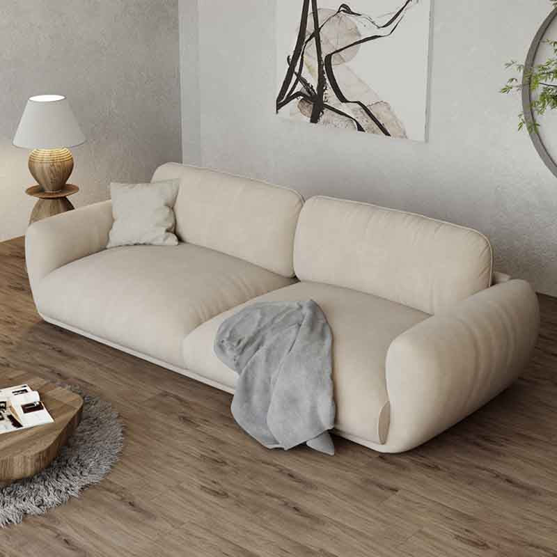 Square Arm Loose Back Sofa 39"W Modern Sofa  for Living Room