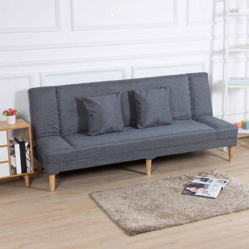 29.53 "H Armloses Sofa Bett mit enges Hinter Sofa für Wohnzimmer, Wohnung