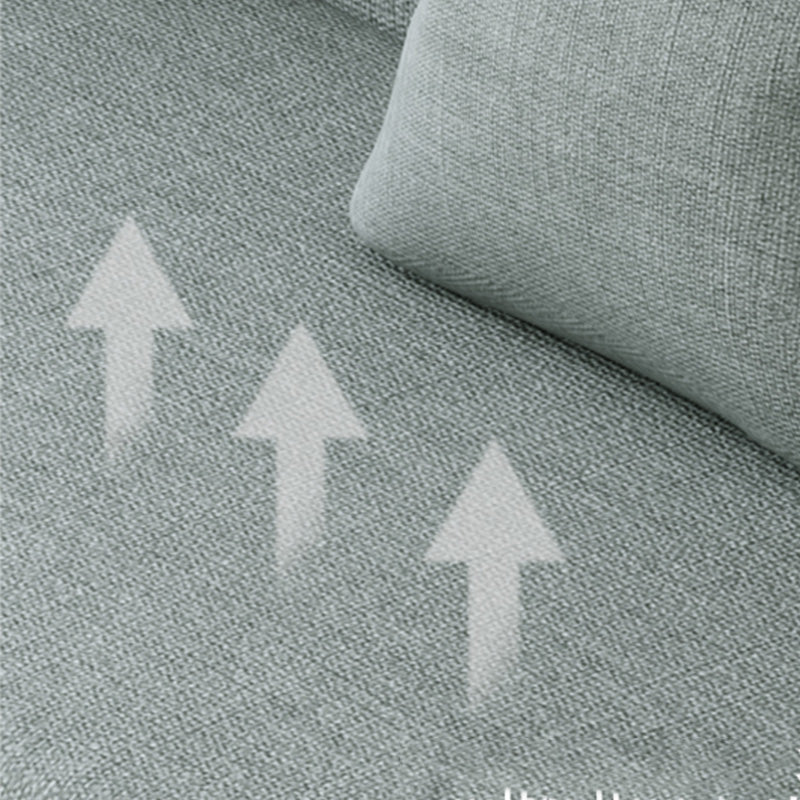 29.53" H Linen Armless Sofa with Tight Back Convertible Sofa for Living Room, Apartment