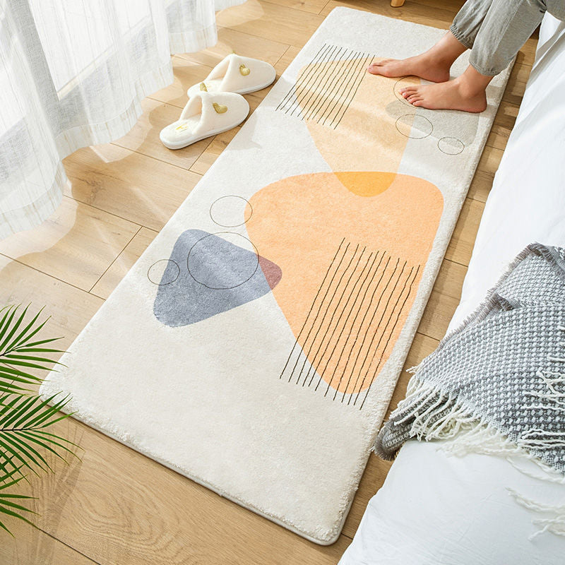 Donkerbruin eenvoudig tapijten polyester kleur klont tapijt vlekbestendig vloerkleed voor woonkamer