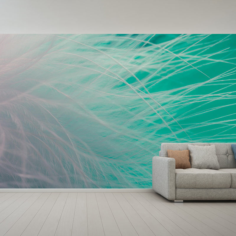 Photography Stain Resistant Mural Wallpaper Feather Indoor Wall Mural