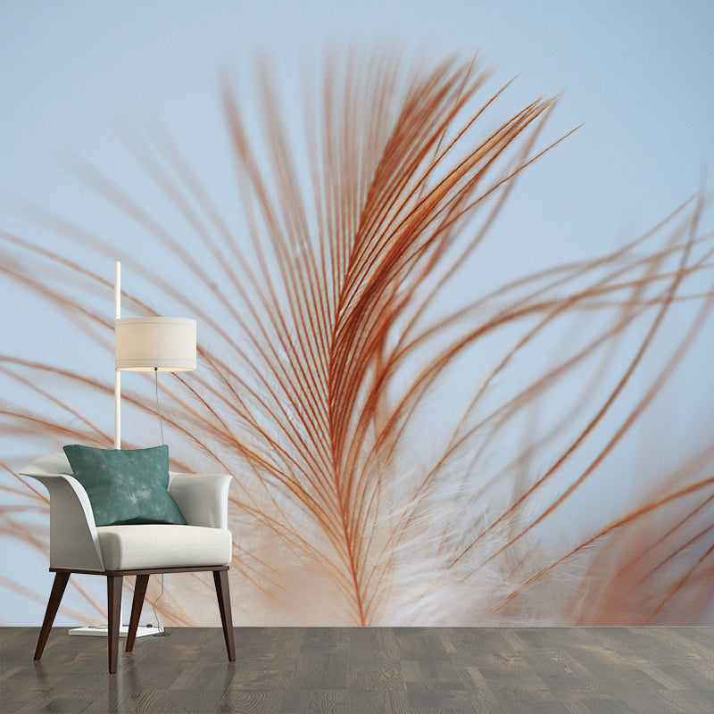Photography Environment Friendly Mural Wallpaper Feather Decoration Bedroom Wall Mural