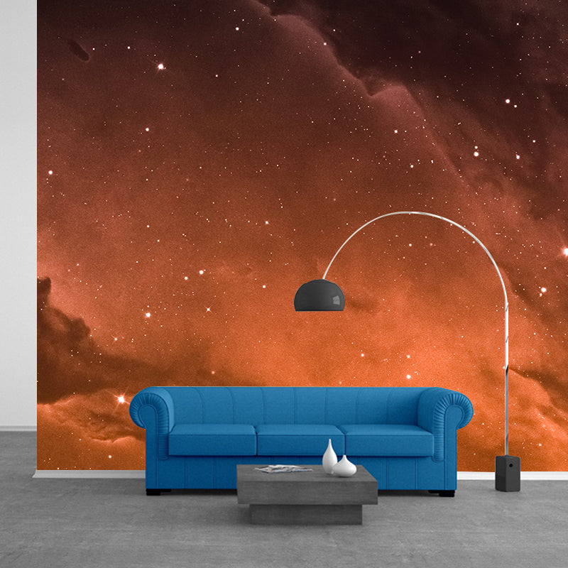 Universe Environment Modern Style Mural Wallpaper Friendly Sitting Room Wall Mural