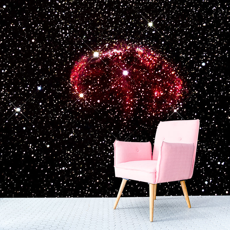 Universe Photography Mildew Resistant Wallpaper Environmental Sleeping Room Wall Mural