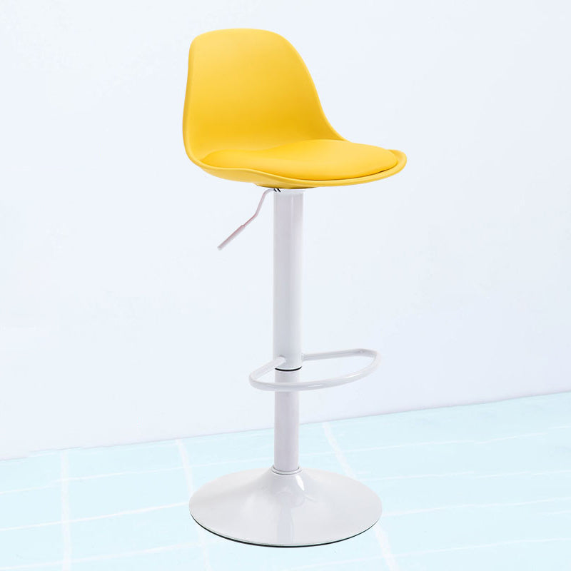 Taburete de bar de estilo escandinavo con taburete de mostrador de asiento de cuero para barra de cocina