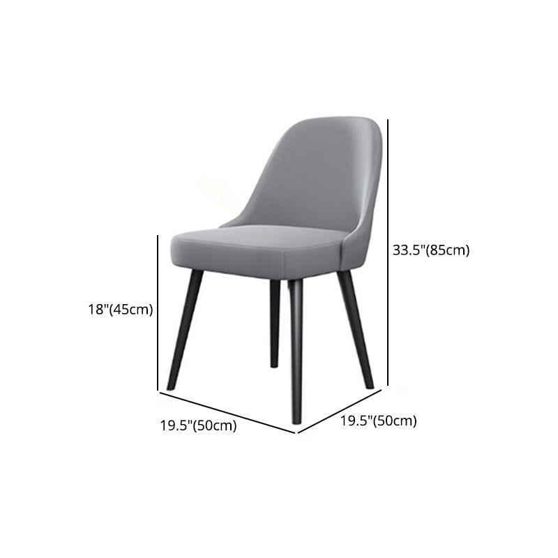 Modern Style 1/2/7 Pieces Dining Set with Gray Chair Kitchen Set for Dining Room