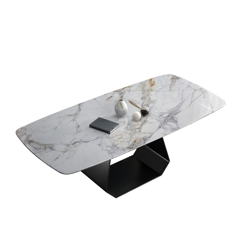 Modern 1/2/7 Pieces Dining Table Set with Marble Top Rectangle Dinette Set