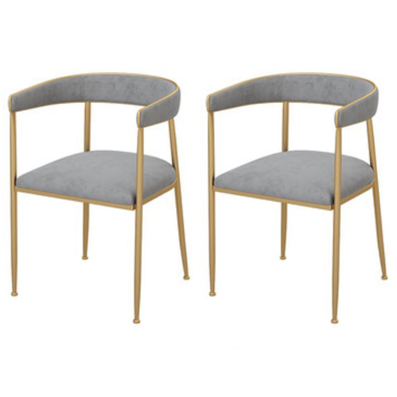 Glam Style 1/2/5 Pieces Dining Set White-gold Table Kitchen Set for Dining Room