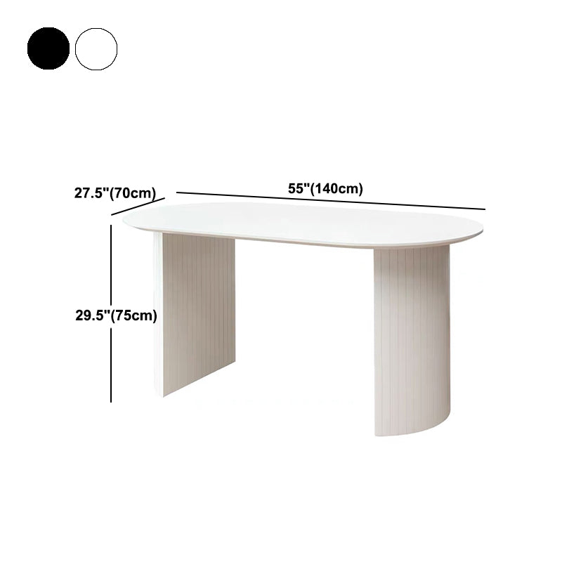 Mesa de comedor ovalado de madera de pino mesa ovalada de madera para comedor para comedor