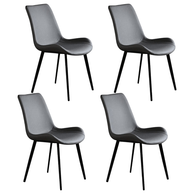 Silla industrial de metal para comedor, cocina, silla lateral con respaldo sólido
