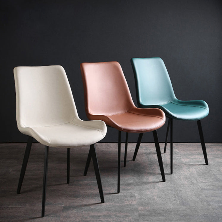 Silla industrial de metal para comedor, cocina, silla lateral con respaldo sólido